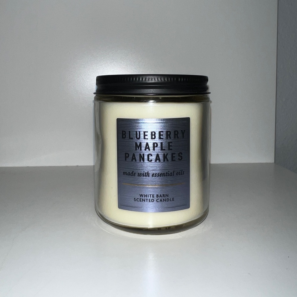 BBW Single Wick Candle Blueberry Maple Pancakes